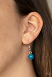 Bubbly Boardwalk - Blue Necklace - Paparazzi Accessories Necklace Bedazzle Me Pretty Mobile Fashion Boutique
