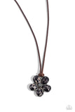 Budding Badlands - Black Necklace - Paparazzi Accessories Necklace Bedazzle Me Pretty Mobile Fashion Boutique