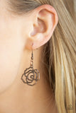 Budding Beauty - Copper Necklace - Paparazzi Accessories Necklace Bedazzle Me Pretty Mobile Fashion Boutique