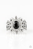 Burn Bright - Black Ring - Paparazzi Accessories Ring Bedazzle Me Pretty Mobile Fashion Boutique