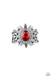 Burn Bright - Red Ring - Paparazzi Accessories Ring Bedazzle Me Pretty Mobile Fashion Boutique