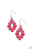 Burst Into TEARDROPS - Pink Earrings - Paparazzi Accessories Earrings Bedazzle Me Pretty Mobile Fashion Boutique