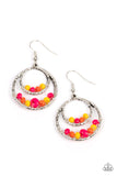 Bustling Beads - Multi Earrings - Paparazzi Accessories Earrings Bedazzle Me Pretty Mobile Fashion Boutique