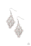 Bustling Blooms - Pink Earrings - Paparazzi Accessories Earrings Bedazzle Me Pretty Mobile Fashion Boutique