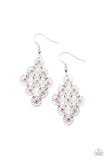 Bustling Blooms - Purple Earrings - Paparazzi Accessories Earrings Bedazzle Me Pretty Mobile Fashion Boutique