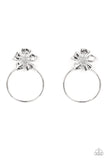 Buttercup Bliss - Silver Post Earrings - Paparazzi Accessories Post Earrings Bedazzle Me Pretty Mobile Fashion Boutique