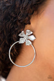Buttercup Bliss - Silver Post Earrings - Paparazzi Accessories Post Earrings Bedazzle Me Pretty Mobile Fashion Boutique