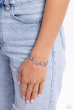 Butterfly Belonging - Pink Bracelet - Paparazzi Accessories Bracelet Bedazzle Me Pretty Mobile Fashion Boutique