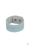 Butterfly Canopy - Blue Bracelet - Paparazzi Accessories Bracelet FS-Bedazzle Me Pretty Mobile Fashion Boutique
