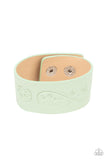 Butterfly Canopy - Green Bracelet - Paparazzi Accessories Bracelet Bedazzle Me Pretty Mobile Fashion Boutique