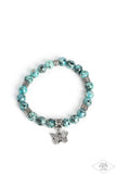 Butterfly Nirvana - Blue Bracelet - Paparazzi Accessories Bracelet Bedazzle Me Pretty Mobile Fashion Boutique