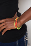 Buzzworthy Botanicals - Red Bracelet - Paparazzi Accessories Bracelet Bedazzle Me Pretty Mobile Fashion Boutique