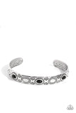 Cactus Canopy - Black Bracelet - Paparazzi Accessories Bracelet Bedazzle Me Pretty Mobile Fashion Boutique