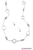 Call Me Irresistible - Silver Necklace - Paparazzi Accessories Necklace Bedazzle Me Pretty Mobile Fashion Boutique