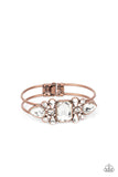Call Me Old-Fashioned - Copper Bracelet - Paparazzi Accessories Bracelet Bedazzle Me Pretty Mobile Fashion Boutique