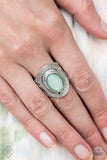 Calm And Classy - Blue Ring - Paparazzi Accessories Ring Bedazzle Me Pretty Mobile Fashion Boutique