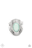 Calm And Classy - Blue Ring - Paparazzi Accessories Ring Bedazzle Me Pretty Mobile Fashion Boutique