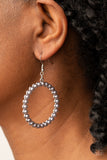 Can I Get a Hallelujah - Silver Earrings - Paparazzi Accessories Earrings Bedazzle Me Pretty Mobile Fashion Boutique