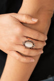 Can You SEER What I SEER - Copper Ring - Paparazzi Accessories Ring Bedazzle Me Pretty Mobile Fashion Boutique