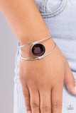 Candescent Cats Eye - Brown Bracelet - Paparazzi Accessories Bracelet Bedazzle Me Pretty Mobile Fashion Boutique
