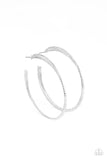 Candescent Curves - Silver Earrings - Paparazzi Accessories Earrings Bedazzle Me Pretty Mobile Fashion Boutique