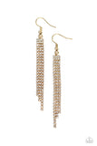 Candescently Couture - Gold Earrings - Paparazzi Accessories Earrings Bedazzle Me Pretty Mobile Fashion Boutique