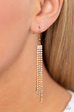 Candescently Couture - Gold Earrings - Paparazzi Accessories Earrings Bedazzle Me Pretty Mobile Fashion Boutique
