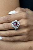 Candid Charisma - Pink Ring - Paparazzi Accessories Ring Bedazzle Me Pretty Mobile Fashion Boutique