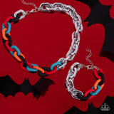 Candid Contrast - Black Bracelet - Paparazzi Accessories Bracelet Bedazzle Me Pretty Mobile Fashion Boutique