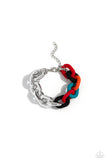 Candid Contrast - Black Bracelet - Paparazzi Accessories Bracelet Bedazzle Me Pretty Mobile Fashion Boutique