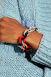 Candid Contrast - Black Bracelet - Paparazzi Accessories Bracelet Bedazzle Me Pretty Mobile Fashion Boutique