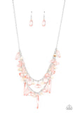 Candlelit Cabana - Pink Necklace - Paparazzi Accessories Necklace Bedazzle Me Pretty Mobile Fashion Boutique
