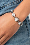Cant Believe My ICE - Black Bracelet - Paparazzi Accessories Bracelet Bedazzle Me Pretty Mobile Fashion Boutique