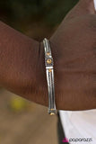 Cant BLING Me Down - Brown Bracelet - Paparazzi Accessories Bracelet Bedazzle Me Pretty Mobile Fashion Boutique