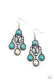 Canyon Chandelier - Multi Earrings - Paparazzi Accessories Earrings Bedazzle Me Pretty Mobile Fashion Boutique