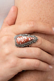 Canyon Collector - Brown Ring - Paparazzi Accessories Ring Bedazzle Me Pretty Mobile Fashion Boutique