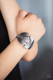 Canyon Couture - Silver Bracelet - Paparazzi Accessories Bracelet Bedazzle Me Pretty Mobile Fashion Boutique