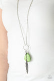 Canyon Quest - Green Necklace - Paparazzi Accessories Necklace Bedazzle Me Pretty Mobile Fashion Boutique