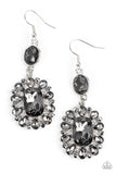 Capriciously Cosmopolitan - Silver Earrings - Paparazzi Accessories Earrings Bedazzle Me Pretty Mobile Fashion Boutique