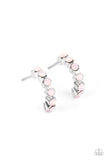 Carefree Couture - Pink Earrings - Paparazzi Accessories Earrings Bedazzle Me Pretty Mobile Fashion Boutique