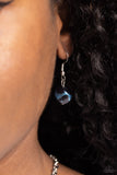 Caribbean Charisma - Blue Necklace - Paparazzi Accessories Necklace Bedazzle Me Pretty Mobile Fashion Boutique