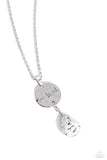 Caring Couture - White Necklace - Paparazzi Accessories Necklace Bedazzle Me Pretty Mobile Fashion Boutique