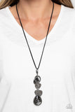 Casanova Clique - Black Necklace - Paparazzi Accessories Necklace Bedazzle Me Pretty Mobile Fashion Boutique