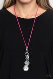 Casanova Clique - Pink Necklace - Paparazzi Accessories Necklace Bedazzle Me Pretty Mobile Fashion Boutique