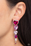 Cascading Casanova - Multi Post Earrings - Paparazzi Accessories Post Earrings Bedazzle Me Pretty Mobile Fashion Boutique