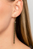 Cascading Chains - Brass Necklace - Paparazzi Accessories Necklace Bedazzle Me Pretty Mobile Fashion Boutique
