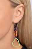 Cascading Crush - Multi Earrings - Paparazzi Accessories Earrings Bedazzle Me Pretty Mobile Fashion Boutique