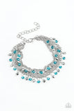 Cash Confidence - Blue Bracelet - Paparazzi Accessories Bracelet Bedazzle Me Pretty Mobile Fashion Boutique