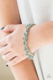 Cash Confidence - Blue Bracelet - Paparazzi Accessories Bracelet Bedazzle Me Pretty Mobile Fashion Boutique