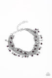 Cash Confidence - Purple Bracelet - Paparazzi Accessories Bracelet Bedazzle Me Pretty Mobile Fashion Boutique